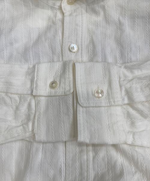 KAGURE（カグレ）KAGURE (カグレ) シャツワンピース ホワイト サイズ:FREEの古着・服飾アイテム