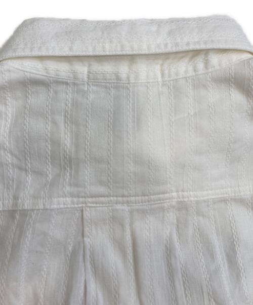 KAGURE（カグレ）KAGURE (カグレ) シャツワンピース ホワイト サイズ:FREEの古着・服飾アイテム