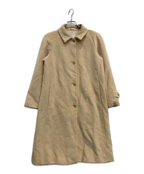 BURBERRY LONDON（バーバリーロンドン）BURBERRY LONDON (バーバリーロンドン) アンゴラコート ベージュ サイズ:Lの古着・服飾アイテム