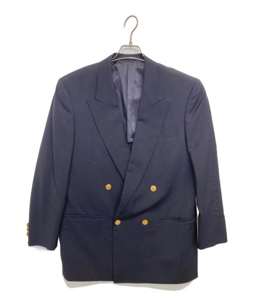 GIVENCHY（ジバンシィ）GIVENCHY (ジバンシィ) 金ボタンダブルブレザー ネイビー サイズ:96-86-170の古着・服飾アイテム