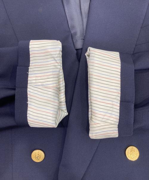 GIVENCHY（ジバンシィ）GIVENCHY (ジバンシィ) 金ボタンダブルブレザー ネイビー サイズ:96-86-170の古着・服飾アイテム