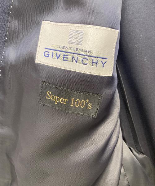 GIVENCHY（ジバンシィ）GIVENCHY (ジバンシィ) 金ボタンダブルブレザー ネイビー サイズ:96-86-170の古着・服飾アイテム