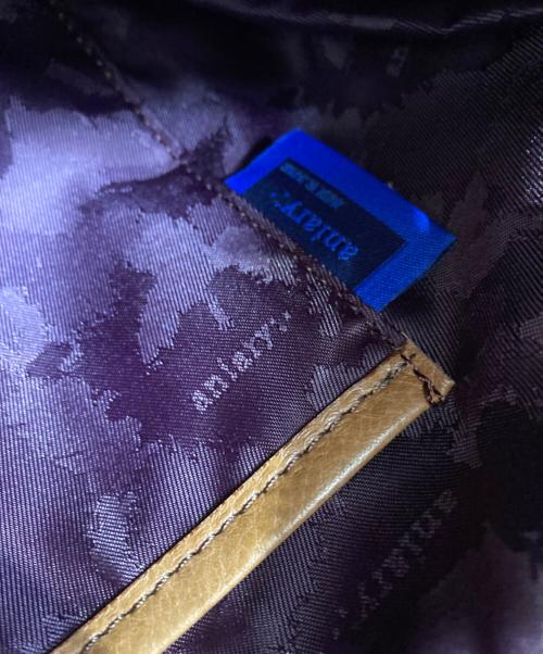 aniary（アニアリ）aniary (アニアリ) レザートートバッグ ブラウンの古着・服飾アイテム