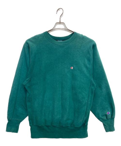 Champion REVERSE WEAVE（チャンピオン リバース ウィーブ）Champion REVERSE WEAVE (チャンピオン リバース ウィーブ) クルーネックスウェット グリーン サイズ:XLの古着・服飾アイテム