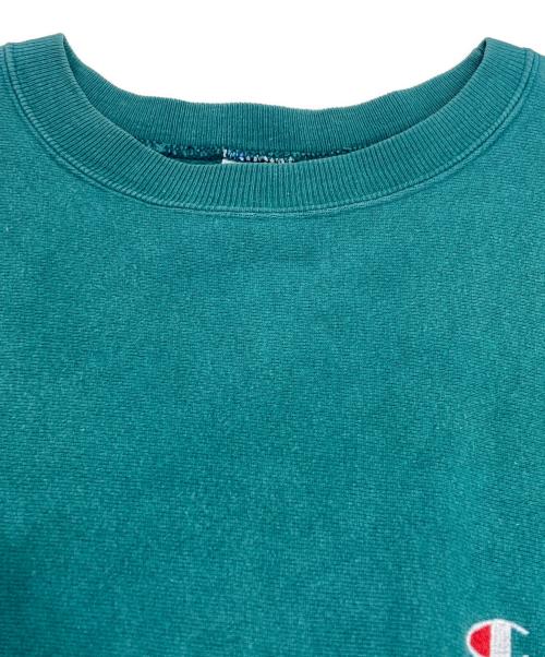 Champion REVERSE WEAVE（チャンピオン リバース ウィーブ）Champion REVERSE WEAVE (チャンピオン リバース ウィーブ) クルーネックスウェット グリーン サイズ:XLの古着・服飾アイテム