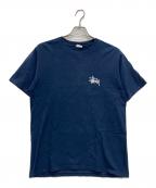 stussyステューシー）の古着「プリントTシャツ」｜ネイビー