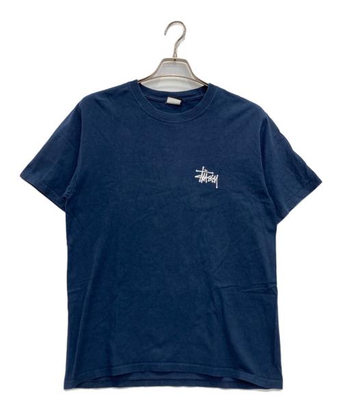 stussy（ステューシー）stussy (ステューシー) プリントTシャツ ネイビー サイズ:Mの古着・服飾アイテム