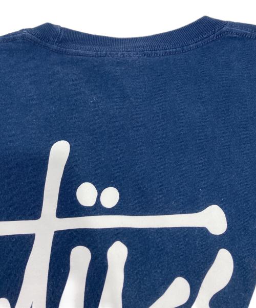 stussy（ステューシー）stussy (ステューシー) プリントTシャツ ネイビー サイズ:Mの古着・服飾アイテム