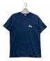 stussy（ステューシー）の古着「プリントTシャツ」｜ネイビー