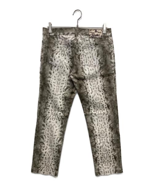 GUCCI（グッチ）GUCCI (グッチ) パイソン柄パンツ ベージュ サイズ:40の古着・服飾アイテム