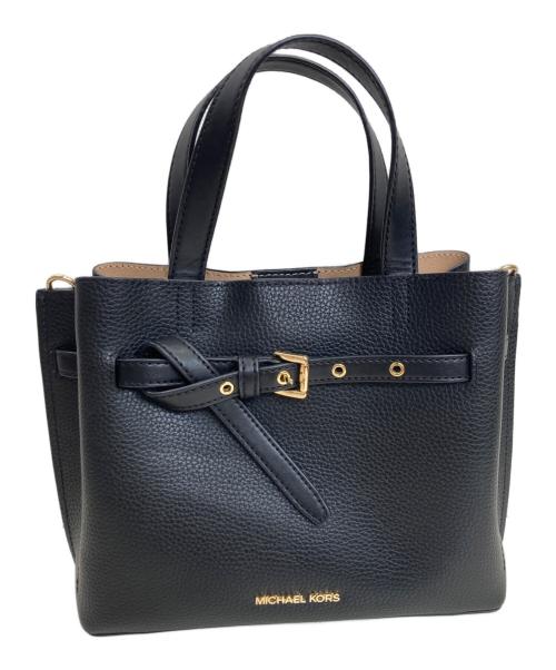 MICHAEL KORS（マイケルコース）MICHAEL KORS (マイケルコース) 2WAYバッグ ブラックの古着・服飾アイテム