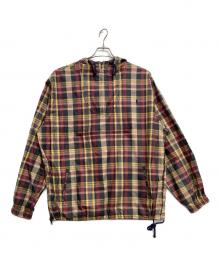 POLO RALPH LAUREN（ポロ・ラルフローレン）の古着「アノラックパーカー」｜ベージュ×レッド