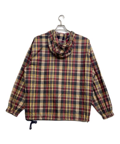 POLO RALPH LAUREN（ポロ・ラルフローレン）POLO RALPH LAUREN (ポロ・ラルフローレン) アノラックパーカー ベージュ×レッド サイズ:Mの古着・服飾アイテム