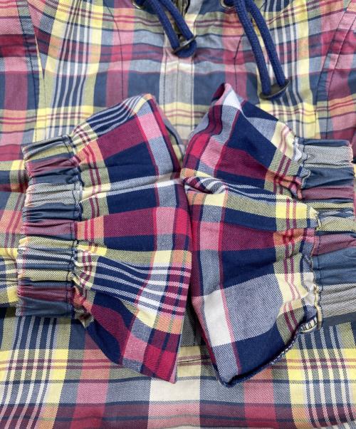 POLO RALPH LAUREN（ポロ・ラルフローレン）POLO RALPH LAUREN (ポロ・ラルフローレン) アノラックパーカー ベージュ×レッド サイズ:Mの古着・服飾アイテム