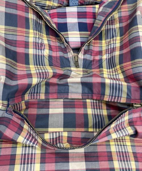 POLO RALPH LAUREN（ポロ・ラルフローレン）POLO RALPH LAUREN (ポロ・ラルフローレン) アノラックパーカー ベージュ×レッド サイズ:Mの古着・服飾アイテム