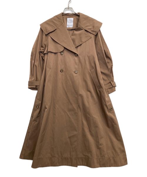 HER LIP TO（ハーリップトゥ）Her lip to (ハーリップトゥ) Grace Long Trench Coat ブラウン サイズ:Sの古着・服飾アイテム