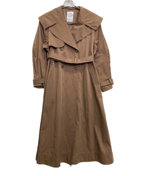 HER LIP TO（ハーリップトゥ）Her lip to (ハーリップトゥ) Grace Long Trench Coat ブラウン サイズ:Sの古着・服飾アイテム