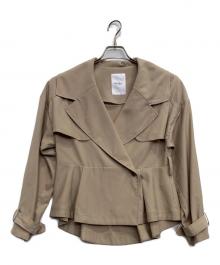 HER LIP TO（ハーリップトゥ）の古着「Everyday Belted Trench Jacket」｜ピンク
