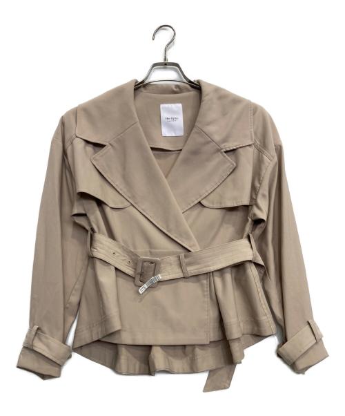 HER LIP TO（ハーリップトゥ）Her lip to (ハーリップトゥ) Everyday Belted Trench Jacket ピンク サイズ:Sの古着・服飾アイテム