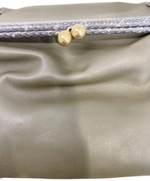 COACH（コーチ）COACH (コーチ) がま口ショルダーバッグ ブラウンの古着・服飾アイテム