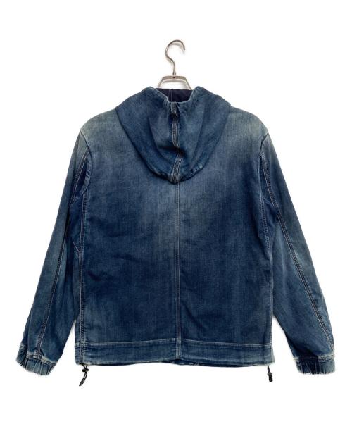 DIESEL（ディーゼル）DIESEL (ディーゼル) デニムジップパーカー インディゴ サイズ:Sの古着・服飾アイテム