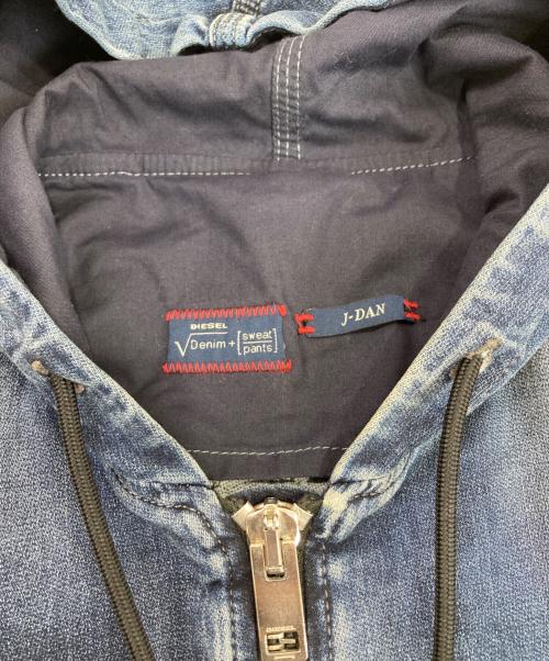 DIESEL（ディーゼル）DIESEL (ディーゼル) デニムジップパーカー インディゴ サイズ:Sの古着・服飾アイテム