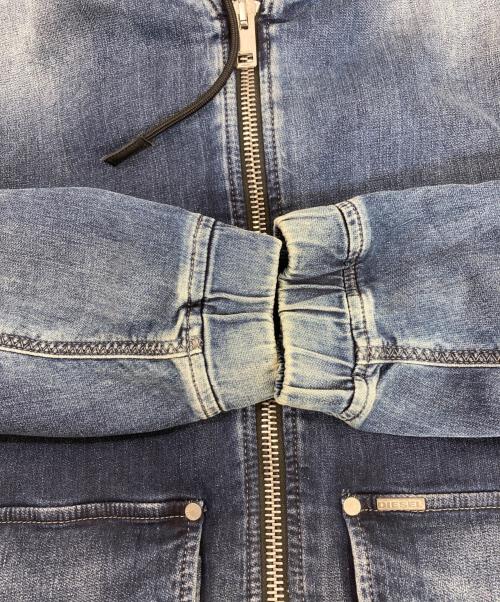 DIESEL（ディーゼル）DIESEL (ディーゼル) デニムジップパーカー インディゴ サイズ:Sの古着・服飾アイテム
