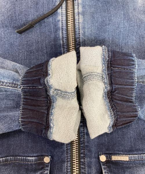 DIESEL（ディーゼル）DIESEL (ディーゼル) デニムジップパーカー インディゴ サイズ:Sの古着・服飾アイテム