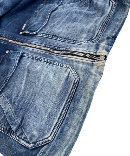 DIESEL（ディーゼル）DIESEL (ディーゼル) デニムジップパーカー インディゴ サイズ:Sの古着・服飾アイテム