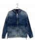 DIESEL（ディーゼル）の古着「デニムジップパーカー」｜インディゴ