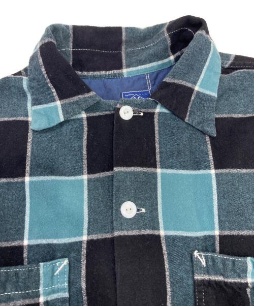 POST O'ALLS（ポストオーバーオールズ）POST O'ALLS (ポストオーバーオールズ) plaid flannel シャツ グリーン×ブラック サイズ:Mの古着・服飾アイテム