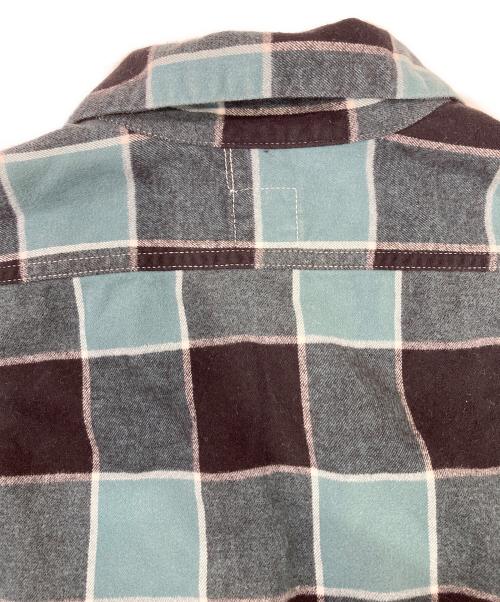 POST O'ALLS（ポストオーバーオールズ）POST O'ALLS (ポストオーバーオールズ) plaid flannel シャツ グリーン×ブラック サイズ:Mの古着・服飾アイテム