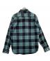 POST O'ALLS (ポストオーバーオールズ) plaid flannel シャツ グリーン×ブラック サイズ:M：8000円