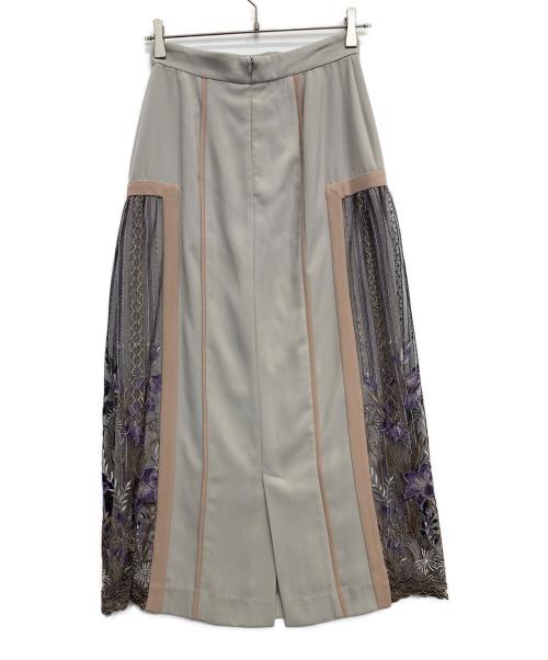 MURRAL（ミューラル）MURRAL (ミューラル) Framed flower long skirt ベージュ サイズ:1 未使用品の古着・服飾アイテム