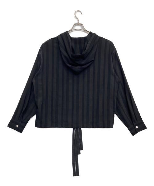 kooi（コーイ）kooi (コーイ) シャツパーカー ブラック サイズ:1の古着・服飾アイテム