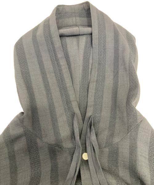 kooi（コーイ）kooi (コーイ) シャツパーカー ブラック サイズ:1の古着・服飾アイテム