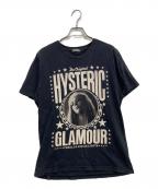 Hysteric Glamourヒステリックグラマー）の古着「プリントTシャツ」｜ブラック