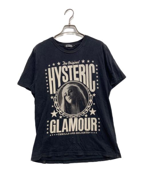 Hysteric Glamour（ヒステリックグラマー）Hysteric Glamour (ヒステリックグラマー) プリントTシャツ ブラック サイズ:Mの古着・服飾アイテム