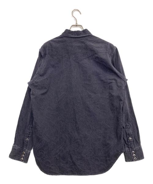 Needles（ニードルズ）Needles (ニードルズ) Western Shirt - 8oz Denim / Paisley Jq. ネイビー サイズ:Sの古着・服飾アイテム