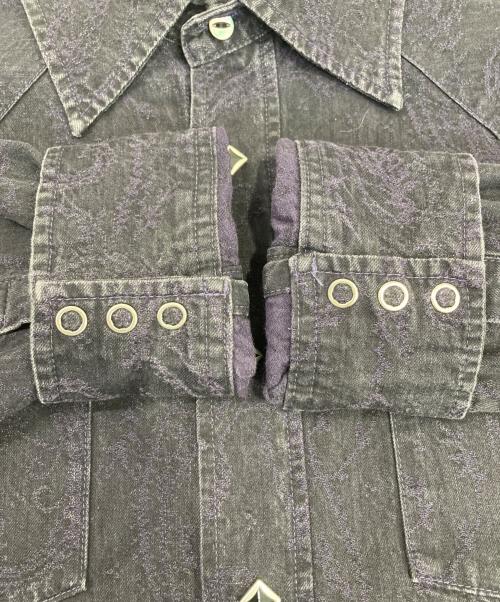 Needles（ニードルズ）Needles (ニードルズ) Western Shirt - 8oz Denim / Paisley Jq. ネイビー サイズ:Sの古着・服飾アイテム