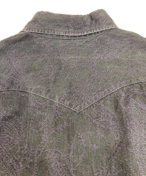 Needles（ニードルズ）Needles (ニードルズ) Western Shirt - 8oz Denim / Paisley Jq. ネイビー サイズ:Sの古着・服飾アイテム