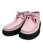 CLARKS ORIGINALS×MARTINE ROSEクラークス オリジナルズ×マーティン・ローズ）の古着「TORHILLブーツ」｜ピンク