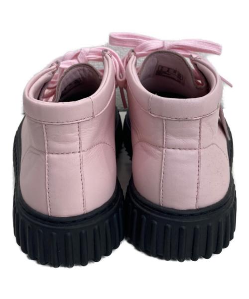 CLARKS ORIGINALS（クラークス オリジナルズ）CLARKS ORIGINALS (クラークス オリジナルズ) MARTINE ROSE (マーティン・ローズ) TORHILLブーツ ピンク サイズ:25.5の古着・服飾アイテム