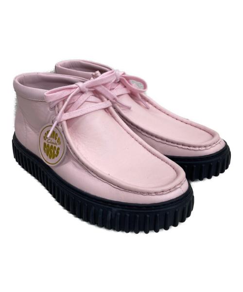 CLARKS ORIGINALS（クラークス オリジナルズ）CLARKS ORIGINALS (クラークス オリジナルズ) MARTINE ROSE (マーティン・ローズ) TORHILLブーツ ピンク サイズ:25.5の古着・服飾アイテム