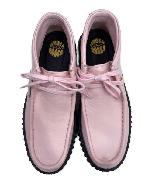 CLARKS ORIGINALS（クラークス オリジナルズ）CLARKS ORIGINALS (クラークス オリジナルズ) MARTINE ROSE (マーティン・ローズ) TORHILLブーツ ピンク サイズ:25.5の古着・服飾アイテム