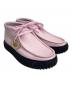 中古・古着 CLARKS ORIGINALS (クラークス オリジナルズ) MARTINE ROSE (マーティン・ローズ) TORHILLブーツ ピンク サイズ:25.5：11000円