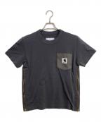 sacai×Carhartt WIPサカイ×カーハート ワーク イン プログレス）の古着「Tシャツ」｜グレー