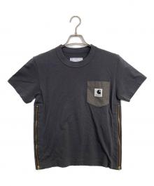 sacai×Carhartt WIP（サカイ×カーハート ワーク イン プログレス）の古着「Tシャツ」｜グレー