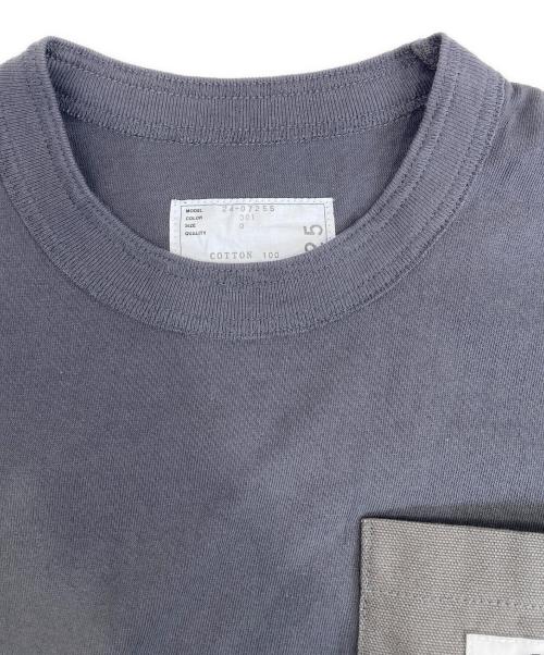 sacai（サカイ）sacai (サカイ) CARHARTT WIP (カーハート ワーク イン プログレス) Tシャツ グレーの古着・服飾アイテム