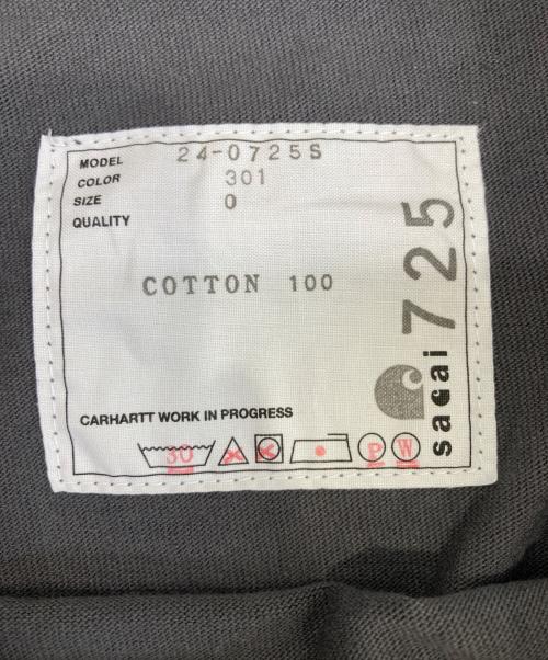 sacai（サカイ）sacai (サカイ) CARHARTT WIP (カーハート ワーク イン プログレス) Tシャツ グレーの古着・服飾アイテム